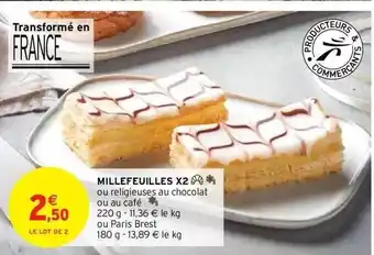Intermarché Hyper Millefeuilles x2 offre