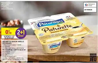 Intermarché Hyper Paturette saveur vanille pâturages offre