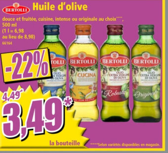 Norma Huile d'olive offre