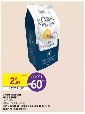 Intermarché Hyper Chips nature millésime offre