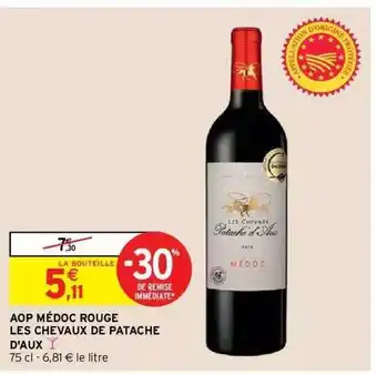 Aop médoc rouge les chevaux de patache d'aux