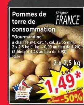 Norma Pommes de terre de consommation offre