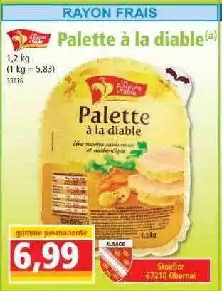 Norma Palette à la diable offre