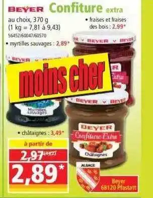 Norma Confiture extra beyer offre