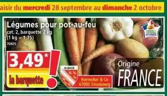 Norma Légumes pour pot-au-feu offre