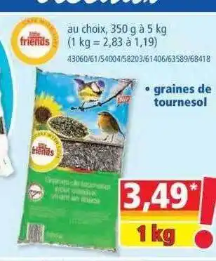 Norma Graines de tournesol friends offre