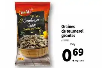 Lidl Graines de tournesol géantes offre