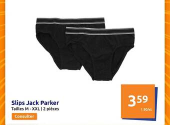 Action Slips jack parker offre