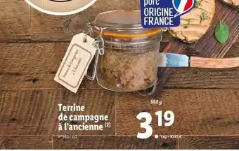 Lidl Terrine de campagne à l'ancienne offre