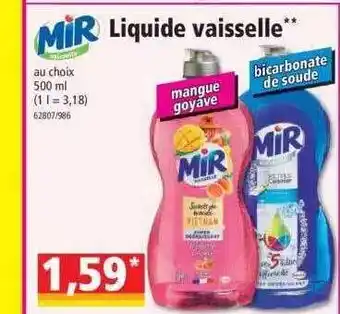 Liquide vaisselle mir