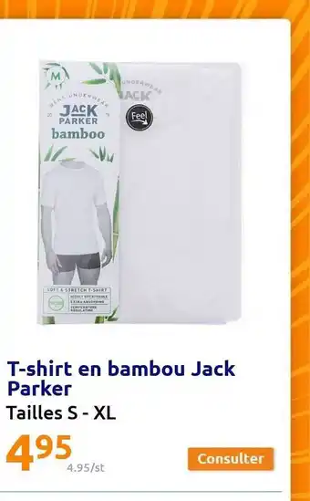 Action T-shirt en bambou jack parker offre