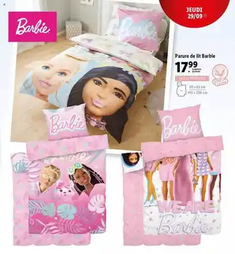 Parure de lit barbie