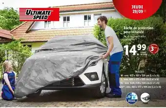 Lidl Bâche de protection pour véhicule ultimate speed offre