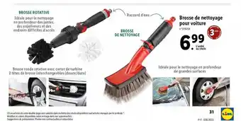 Lidl Brosse de nettoyage pour voiture silvercrest offre