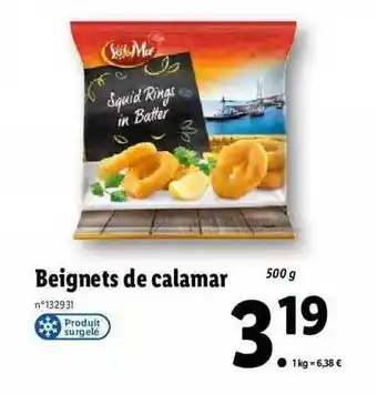 Lidl Beignets de calamar offre