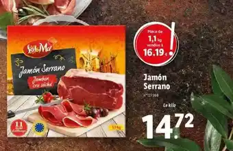 Lidl Jamón serrano offre