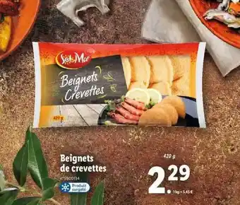 Lidl Beignets de crevettes offre