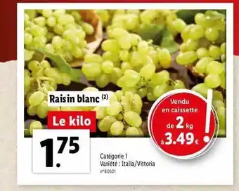 Raisin blanc
