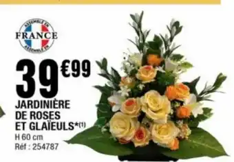 La Foir'Fouille Jardiniere De Roses Et Glaieuls offre