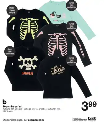 Zeeman Tee-Shirt Enfant offre