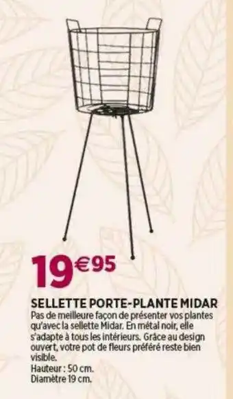 Sellette porte-plante midar