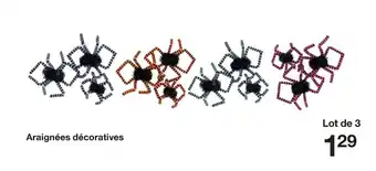 Araignées décoratives