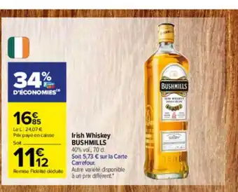 Irish Whiskey Bushmills