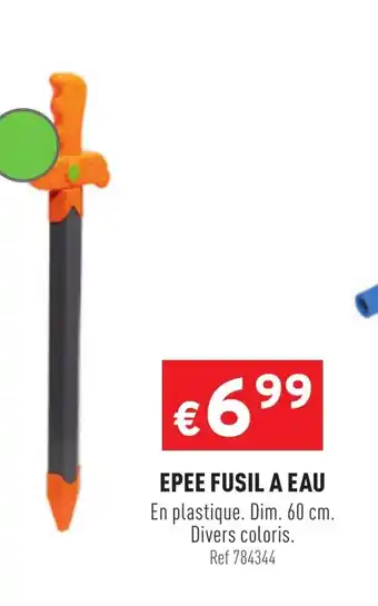 Trafic Epee fusil a eau offre