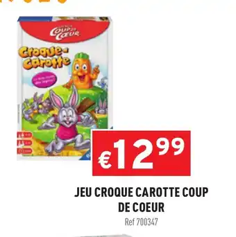Jeu croque carotte coup de coeur