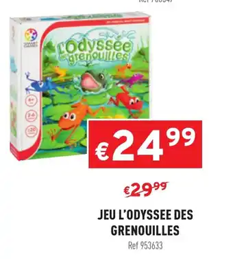 Trafic Jeu l'odyssee des grenouilles offre