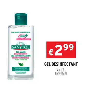 Trafic Gel desinfectant offre