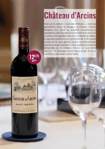Nicolas Château D'arcins - Haut-médoc offre