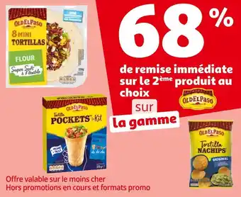 Auchan Old el paso bon plan sur la gamme old el paso offre