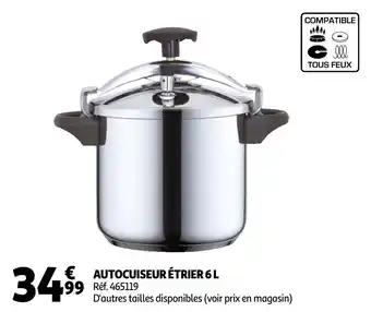 Auchan Autocuiseur étrier 6 l offre