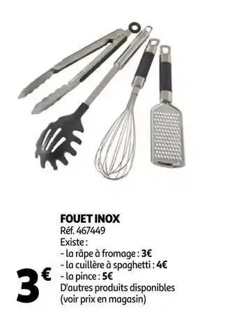Fouet inox