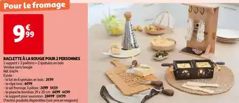 Auchan Raclette à la bougie pour 2 personnes offre