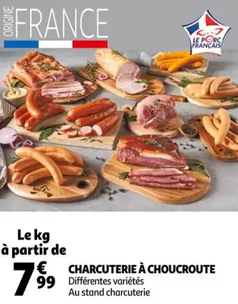 Auchan Charcuterie à choucroute offre