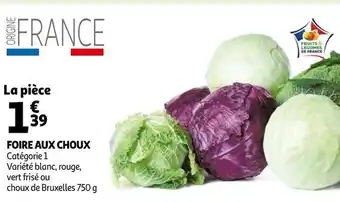 Auchan Foire aux choux offre