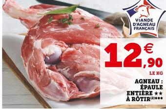Super U Agneau : épaule entière à rôtir offre