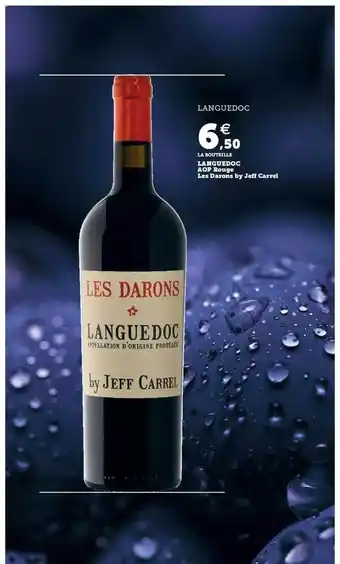 Hyper U Languedoc aop rouge les darons by jeff carrel offre