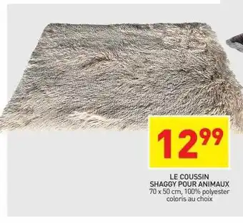 Stokomani Le coussin shaggy pour animaux offre
