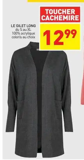 Stokomani Le gilet long offre