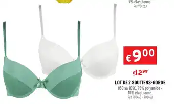 Trafic Lot de 2 soutiens-gorge offre