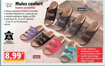 Norma Mules confort offre