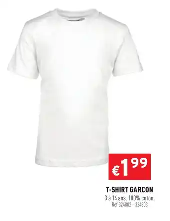 Trafic T-shirt garcon offre