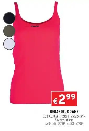Trafic Debardeur dame offre