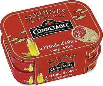 Casino Supermarchés Sardines à l’huile d’olive vierge extra offre