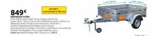 Rural Master Remorque tv200+ offre