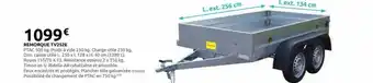 Rural Master Remorque tv252e offre