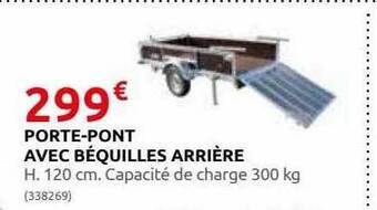 Rural Master Porte-pont avec béquilles arrière offre